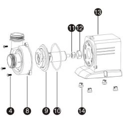 SunSun Pompe De Piscine 10000 L/h Circulation 80 W MAX-ECO CPP-10000 -Pompe et filtre de piscine Soldes 1026500 5