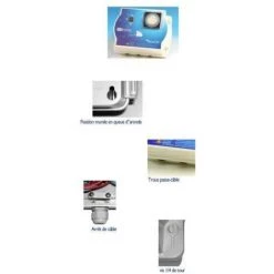 Coffret électrique ELEXIUM Avec Disjoncteur, Balai Seul Aqualux -Pompe et filtre de piscine Soldes 1151161 3