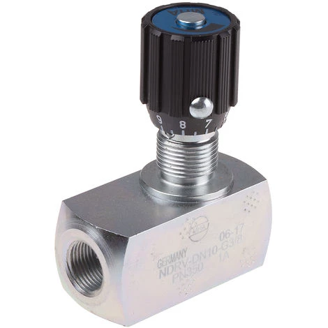 Vanne De Régulation Du Débit Hydraulique RS PRO, G 3/8, 350 Bar Bars ( Prix Pour 1 ) 1 Vanne De Régulation Du Débit Hydraulique RS PRO, G 3/8, 350 Bar Bars ( Prix Pour 1 )