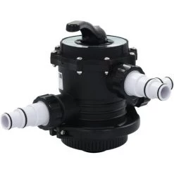 VidaXL Soupape à Multi-voies Pour Filtre à Sable ABS 1,5" 6 Voies