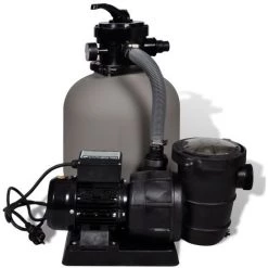 VIDAXL Pompe à Filtre à Sable 600 W 17000 L/h - Gris -Pompe et filtre de piscine Soldes 14282109 3