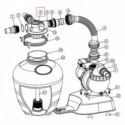 Vanne 4 Voies De Filtre A Sable Piscine POOLSTYLE - Pool Style -Pompe et filtre de piscine Soldes 18148589 3