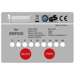 SAN MARCO Filtre � Sable 8,5 M3/H Minuteur Et Aqualoon -Pompe et filtre de piscine Soldes 18390700 4