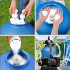 MONZANA Pompe Filtre à Sable Max. 9.960 L/h Avec Pré-filtre XXL Piscine Nettoyage Eau -Pompe et filtre de piscine Soldes 18476986 4