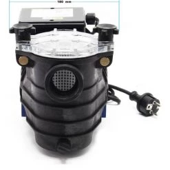 WILTEC Pompe Piscine 10800l/h 180 Watts Pompe Filtration Circulation Filtre Eau Pool Whirlpool Jardin -Pompe et filtre de piscine Soldes 18704471 5