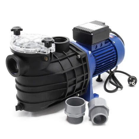 WILTEC Pompe Piscine 22500l/h 1500 Watts Pompe Filtration Circulation Filtre Eau Pool Whirlpool Jardin 2 WILTEC Pompe Piscine 22500l/h 1500 Watts Pompe Filtration Circulation Filtre Eau Pool Whirlpool Jardin – Image 2
