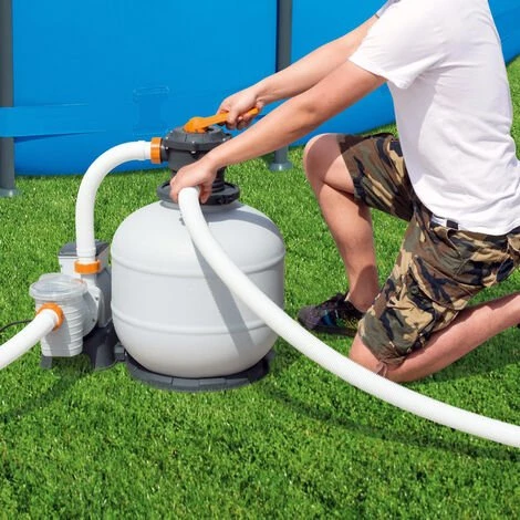 Pompe Filtre à Sable Bestway Flowclear™ 7.751 L/h - Avec Adaptateur 3 Pompe Filtre à Sable Bestway Flowclear™ 7.751 L/h - Avec Adaptateur – Image 3