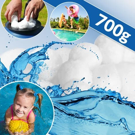 MONZANA Boules De Filtration Pour Filtre à Sable 700g Filtration Piscine Lavable Balle Filtrante Recyclable 5 Cm Nettoyage Bassin 3 MONZANA Boules De Filtration Pour Filtre à Sable 700g Filtration Piscine Lavable Balle Filtrante Recyclable 5 Cm Nettoyage Bassin – Image 3