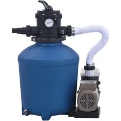 VidaXL Pompe Filtrante à Sable Avec Minuterie 530 W 10980 L/h -Pompe et filtre de piscine Soldes 21418746 3
