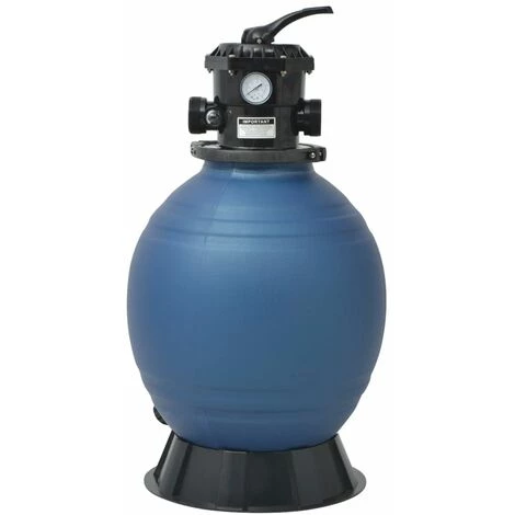 TRUE DEAL Filtre à Sable Pour Piscine Avec Vanne 6 Positions Bleu 460 Mm 2 TRUE DEAL Filtre à Sable Pour Piscine Avec Vanne 6 Positions Bleu 460 Mm – Image 2