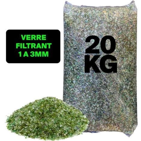 LLOFER 20KG VERRE FILTRANT 1,6 A 3MM 1 LLOFER 20KG VERRE FILTRANT 1,6 A 3MM