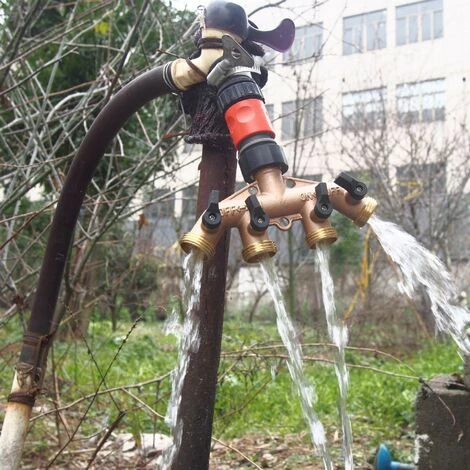 Triomphe Inverseur De Vanne à Bille 4 Voies En Cuivre, Inverseur De Robinet, Arrosage De Jardin, Irrigation Agricole, Accessoires De Lavage De Voiture Domestique 3 Triomphe Inverseur De Vanne à Bille 4 Voies En Cuivre, Inverseur De Robinet, Arrosage De Jardin, Irrigation Agricole, Accessoires De Lavage De Voiture Domestique – Image 3