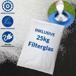 MONZANA Pompe Filtre à Sable 11.000 L/h Verre Filtrant 25 Kg Système Filtration Piscine 7 MONZANA Pompe Filtre à Sable 11.000 L/h Verre Filtrant 25 Kg Système Filtration Piscine -Pompe et filtre de piscine Soldes 32322963 3