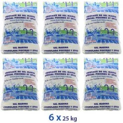 Traitement Au Sel - Sel Pour électrolyse Piscine - 6x25kg De Centrocom