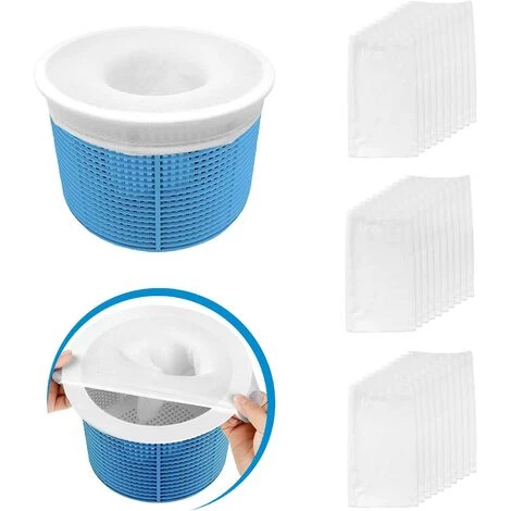 ILOVEMILAN 30 Pièces Pool Skimmer Socks, Chaussettes D'écumeur De Piscine Perfect Filter Savers Pour Panier De Skimmer De Filtre, Doublure D'écran En Maille Ultra Fine Pour Panier De Piscine 1 ILOVEMILAN 30 Pièces Pool Skimmer Socks, Chaussettes D'écumeur De Piscine Perfect Filter Savers Pour Panier De Skimmer De Filtre, Doublure D'écran En Maille Ultra Fine Pour Panier De Piscine