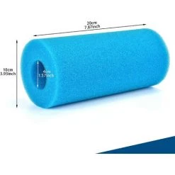 LangRay 4 Pièces Éponge Filtrante Type A, Cartouche De Filtre En Mousse, Mousse Pour Filtre Piscine, Réutilisables Et Lavables, Filtre En Mousse Pour Spa, Piscine, Jacuzzi -Pompe et filtre de piscine Soldes 33927612 3