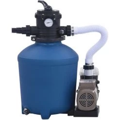 ASUPERMALL Pompe Filtrante A Sable Avec Minuterie 530 W 10980 L/h -Pompe et filtre de piscine Soldes 34552735 3
