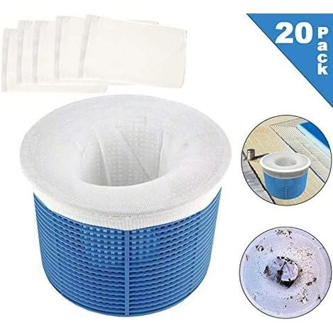 BRIDAY Chaussette De Filtre De Piscine, Chaussettes D'écumoire De Piscine, Panier De Filtre De Piscine, Chaussettes D'écumoire De Piscine, Panier D'écumoire De Piscine (20) 1 BRIDAY Chaussette De Filtre De Piscine, Chaussettes D'écumoire De Piscine, Panier De Filtre De Piscine, Chaussettes D'écumoire De Piscine, Panier D'écumoire De Piscine (20)