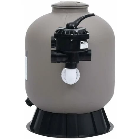 VidaXL Filtre à Sable Pour Piscine Avec Vanne à 6 Voies Gris 3 VidaXL Filtre à Sable Pour Piscine Avec Vanne à 6 Voies Gris – Image 3