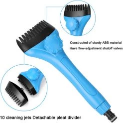 HAPPYSHOPPING Nettoyeur De Cartouche De Filtre De Piscine Nettoyeur De Filtre De Piscine Brosse De Nettoyage A Main Accessoires De Nettoyage De Spas Exterieurs,modele:Bleu -Pompe et filtre de piscine Soldes 35834355 4