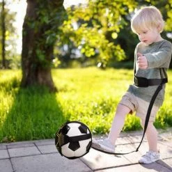 ABCRITAL Ttmow Soccer Kick Trainer Solo Aide À L'Entraînement Au Football Avec Ceinture Réglable ， Ceinture Mains Libres Pour Entraîneur De Football ， Aide À L'Entraînement Pour Enfants Et Adultes -Pompe et filtre de piscine Soldes 36351987 4