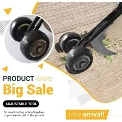 ABCRITAL Tondeuse À Gazon 2-En-1 Avec Extracteur De Mauvaises Herbes À Deux Roues, Arracheur De Mauvaises Herbes, Arrachez Les Herbes 7 ABCRITAL Tondeuse À Gazon 2-En-1 Avec Extracteur De Mauvaises Herbes À Deux Roues, Arracheur De Mauvaises Herbes, Arrachez Les Herbes -Pompe et filtre de piscine Soldes 36352010 3