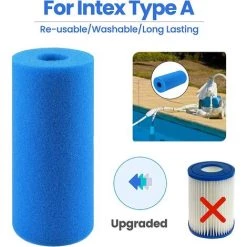 BETTERLIFE 6 Pièces Éponge Filtrante Type S1, Cartouche De Filtre En Mousse, Mousse Pour Filtre Piscine, Réutilisables Et Lavables, Filtre En Mousse Pour Spa, Piscine, Jacuzzi(20*10*4cm) 8 BETTERLIFE 6 Pièces Éponge Filtrante Type S1, Cartouche De Filtre En Mousse, Mousse Pour Filtre Piscine, Réutilisables Et Lavables, Filtre En Mousse Pour Spa, Piscine, Jacuzzi(20*10*4cm) -Pompe et filtre de piscine Soldes 36846563 4