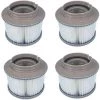 SUNFLOWER MSPA Cartouches De Rechange De Filtre Pour Tous Les Modèles Whirlpool Spas Swimming Piscine,Cartouches Filtrantes Avec Filet Pour MSpa Les Spas Bubble Spa (4 Pièces)