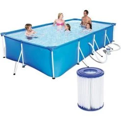 BEARSU Lot De 8 Filtres De Piscine Compatibles Avec Bestway Cartridge II, Filtre De Rechange Pour Jacuzzi Lay Z Spa -Pompe et filtre de piscine Soldes 43443329 5
