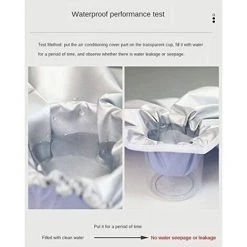 Housse Pour Pompe De Piscine, Climatiseur Exterieur Plus épaisse Couverture Imperméable De Climatiseur De Couverture Pour Unités Extérieures 75*26*57cm Fontainebleau -Pompe et filtre de piscine Soldes 43555493 5