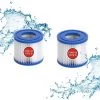 BRIDAY Cartouche Filtrante De Piscine Type VII & D, Cartouche Filtrante Type D/VII Pour Bestway, Pour Cartouche Filtrante Intex Type D, Pour Pompe De Piscine SFS 350, SFS 600, RP 350, RX 600 (2 Pièces)