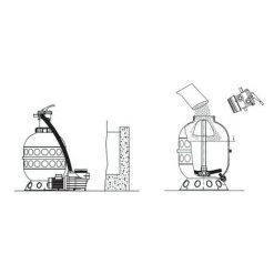 HAYWARD Filtre Pro Top Série Hi 6 M³/h Ø400 7 HAYWARD Filtre Pro Top Série Hi 6 M³/h Ø400 -Pompe et filtre de piscine Soldes 45425484 3