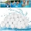GDRHVFD 700G Filtre Balls Balles De Filtration,Filtre Pour Piscine De Peut Remplacer 25 Kg Sable Filtrant Sable De Quartz,Convient À Divers Systèmes De Filtration Boules De Filtre De Piscine