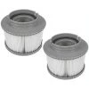 Filtres Pour Macaron, Cartouche Filtrante De Remplacement Pour , Cartouche Filtrante Pompe 2 Pack Convient Aux Modèles MSPA Cartouche Filtrante