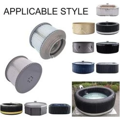 Filtres Pour Macaron, Cartouche Filtrante De Remplacement Pour , Cartouche Filtrante Pompe 2 Pack Convient Aux Modèles MSPA Cartouche Filtrante 7 Filtres Pour Macaron, Cartouche Filtrante De Remplacement Pour , Cartouche Filtrante Pompe 2 Pack Convient Aux Modèles MSPA Cartouche Filtrante -Pompe et filtre de piscine Soldes 46610083 3