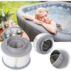 Filtres Pour Macaron, Cartouche Filtrante De Remplacement Pour , Cartouche Filtrante Pompe 2 Pack Convient Aux Modèles MSPA Cartouche Filtrante 9 Filtres Pour Macaron, Cartouche Filtrante De Remplacement Pour , Cartouche Filtrante Pompe 2 Pack Convient Aux Modèles MSPA Cartouche Filtrante -Pompe et filtre de piscine Soldes 46610083 5