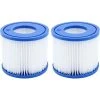 READCLY Lot De 2 Cartouche De Rechange Pour Filtre Bestway Cartouche Filtrante VI Pour Lay-Z-Spa Miami, Vegas, Monaco