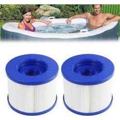 READCLY Lot De 2/4 / 6 Cartouches Filtrantes De Remplacement Pour Spa/Tub, Cartouches De Filtres De Piscine Pour Aqua Spa/B Cool 2 / Be Spa/Ospazia/Hesperide/Sunbay/Water Health/Spark (2 PCS)