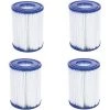 HIASDFLS Filtre De Piscine Type 2, Convient Pour Bestway 58383 - Cartouche De Filtre De Piscine, Facile À Mettre En Place (4 Pièces)