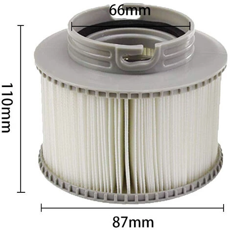 Filtres De Rechange Pour MSpa FD2089, Cartouche De Filtre Pour Piscine Et Spa,Irisfr,2Pcs 3 Filtres De Rechange Pour MSpa FD2089, Cartouche De Filtre Pour Piscine Et Spa,Irisfr,2Pcs – Image 3