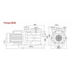 26m3/h Pompe Piscine Auto-amorçante MJB - VIPOOL -Pompe et filtre de piscine Soldes 51742916 3