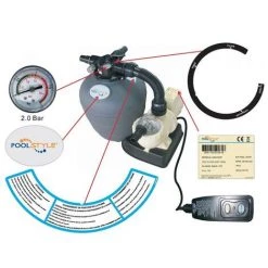 HELIOTRADE Kit De Filtration Complet Pour Piscine 8 M3/H - Pompe + Groupe + Vanne + Connexion 7 HELIOTRADE Kit De Filtration Complet Pour Piscine 8 M3/H - Pompe + Groupe + Vanne + Connexion -Pompe et filtre de piscine Soldes 52690312 4