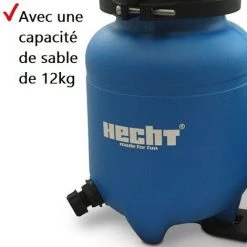 Hecht Jardin 302200 Système De Filtre à Sable De Piscine 6 M3/h 200 W Capacité De Sable 12kg -Pompe et filtre de piscine Soldes 53347052 2