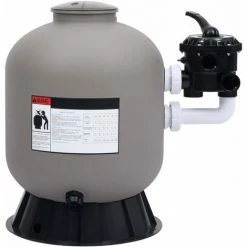 Hommoo Filtre A Sable Pour Piscine Avec Vanne A 6 Voies Gris 6 Hommoo Filtre A Sable Pour Piscine Avec Vanne A 6 Voies Gris -Pompe et filtre de piscine Soldes 54154277 2