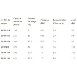 Pompe De Filtration Auto-amorçante Avec Préfiltre / Piscine/ SWIM 100 IBO -Pompe et filtre de piscine Soldes 54210004 3