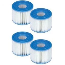 VIKING CHOICE Filtres De Piscine - 9cm X 8cm - Lot De 4 Pièces - Pompe Type 1 - Jusqu'à 1249 Litres Par Heure