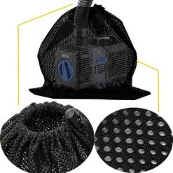 Sac De Pompe,Triomphe Sac En Filet De Filtre De Pompe, Sac De Filtre De Pompe D'étang, Sac En Filet De Pompe, Accessoires De Filtre De Pompe à Eau Domestique (45 * 45cm, Noir) -Pompe et filtre de piscine Soldes 54384260 5