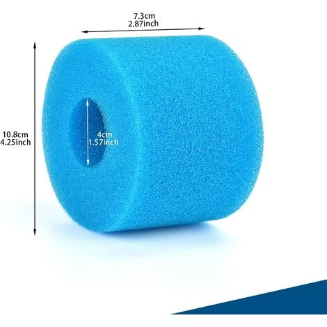 ILOVEMILAN 4 Pièces Éponge Filtrante Type S1, Cartouche De Filtre En Mousse, Mousse Pour Filtre Piscine, Réutilisables Et Lavables, Filtre En Mousse Pour Spa, Piscine, Jacuzzi 3 ILOVEMILAN 4 Pièces Éponge Filtrante Type S1, Cartouche De Filtre En Mousse, Mousse Pour Filtre Piscine, Réutilisables Et Lavables, Filtre En Mousse Pour Spa, Piscine, Jacuzzi – Image 3