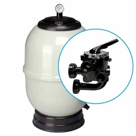 SUINGA Filtre Piscine Aster Ø 900 Mm - Sorties 2½", Vanne à Vis 1 SUINGA Filtre Piscine Aster Ø 900 Mm - Sorties 2½", Vanne à Vis