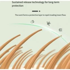 ELLE Collier Vermifuge Pour Chat Collier Anti-puces Pour Chien De Compagnie M (52CM) Lapin Violet -Pompe et filtre de piscine Soldes 54891781 3